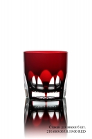 Набор стаканов для виски Cristallerie Strauss S.A. Red 6шт (210)