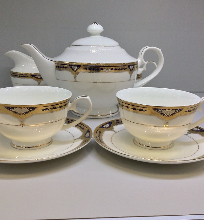 Чайный сервиз Japonica Дворцовый кобальт на 6 персон (17 предметов) 06-KY36-4