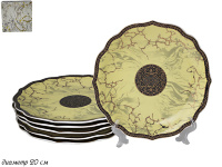 Набор тарелок Lenardi Изобэль 20см 6шт 105-658