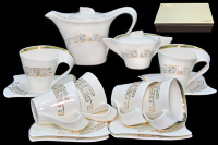 Сервиз чайный Lenardi серия Givenchi Gold на 6 персон (16 предметов)