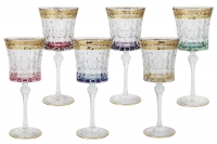 Оригинальный набор бокалов для вина Same Цветная Флоренция 270 мл 6 шт