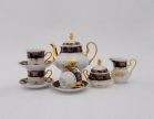 Чайный сервиз Leander - Мэри-Энн, декор 0431 (Кобальт Золотая роза) на 12 персон (27 предметов) 31854