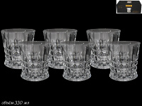 Набор стаканов в подарочной упаковке Lenardi 330мл 6шт 588-314