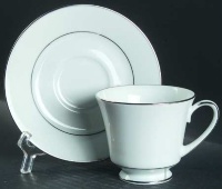 Чайный сервиз Noritake Regency silver на 12 персон (27 предметов)