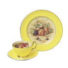 Чайный набор Aynsley ORGG Oban Yellow (3 предмета)