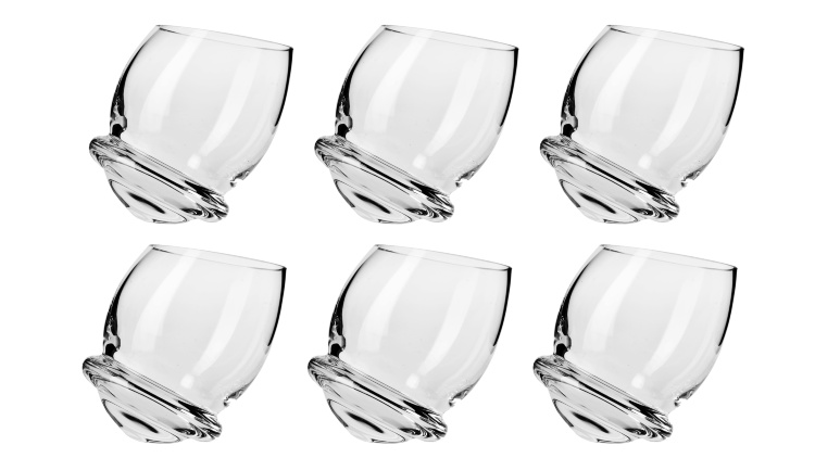 Набор стаканов для виски Krosno Сферы 200мл, 6 шт
