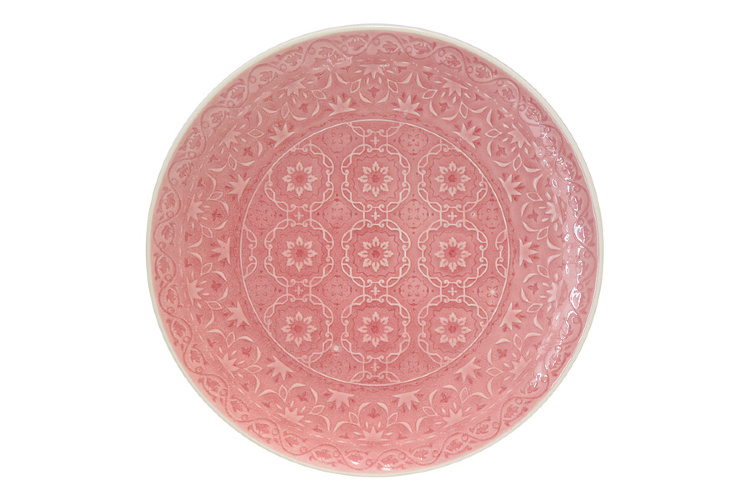 Тарелка обеденная R2S Ambiente розовая 26,5см