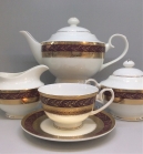 Чайный сервиз Japonica Королевский рубин на 6 персон (17 предметов) GMEMGD-4259RD-4