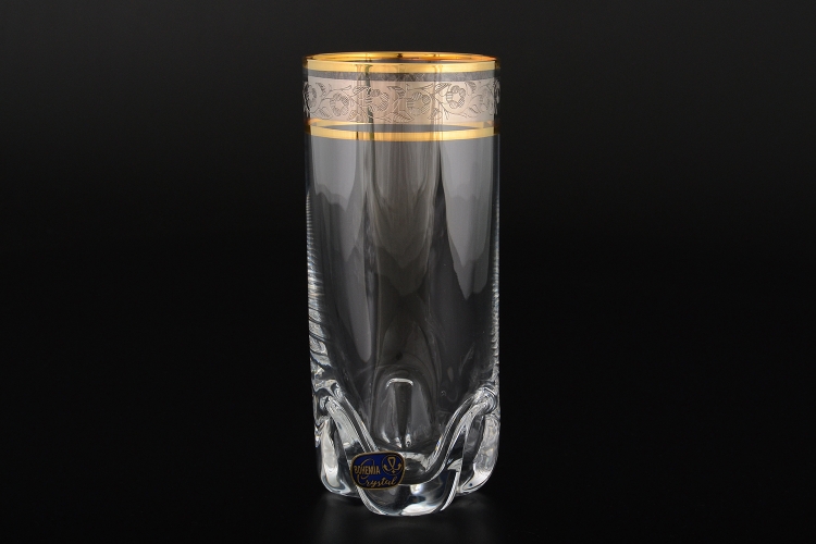Набор стаканов для воды Crystalite Bohemia Идеал Панто Кристалекс 300мл 6шт