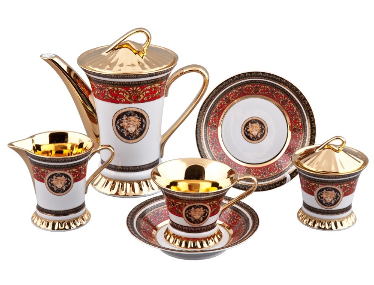 Сервиз чайный Rudolf Kämpf Византия декор 2039k на 6 персон (15 предметов)