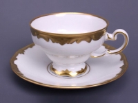 Набор для чая (Золотая Лента) Weimar Porzellan Престиж на 6 персон (12 предметов)
