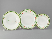 Набор тарелок (зеленый) для сервировки стола Leander Мэри-Энн Олени на 6 персон 18 (предметов)