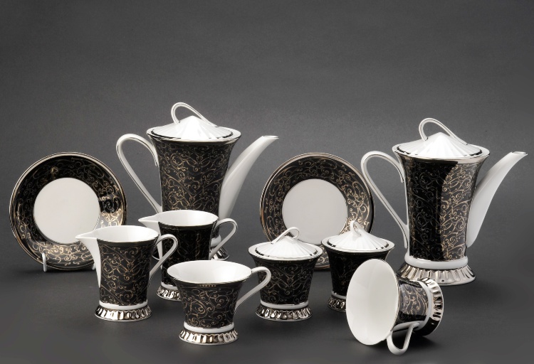 Сервиз чайный Rudolf Kämpf Византия декор 2243k на 6 персон (15 предметов)