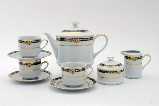 Чайный сервиз Leander - Сабина, декор 0711 на 12 персон (27 предметов) 31864