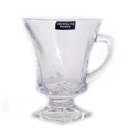 Набор стаканов для чая Crystalite Bohemia Кристалайт Квадро 6шт 150мл на ножке