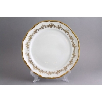 Набор тарелок Bavarian Porcelain Барокко золото 202 24см 6шт