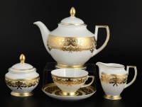 Чайный сервиз Falkenporzellan Natalia creme gold на 6 персон (17 предметов)