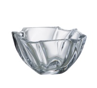 Необычная ваза для конфет Crystalite Bohemia Нептун 13см