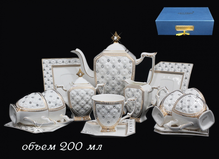 Чайный сервиз Lenardi Императорский на 6 персон (15 предметов)