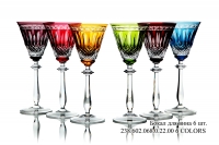 Набор бокалов для вина Cristallerie Strauss S.A. Colors 6шт (238.602)