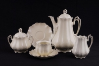 Бежевый чайный сервиз Leander - Викториа на 6 персон (15 предметов) 31870