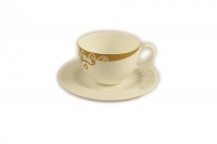 Набор кофейных пар Royal Bonе China Золото востока на 6 персон (12 предметов)