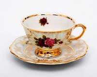 Набор для чая Роза чашка 155мл+блюдце на 6 персон 12 предметов RL 53972