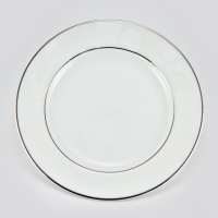 Набор 6 тарелок 16см Белый лист 58372