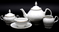Чайный сервиз  Bernadotte Бернадот белый 311011 на 6 персон (15 предметов) 39687