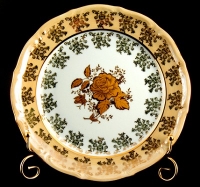 Набор тарелок Bavarian Porcelain Роза медовая 24см 6шт 53873