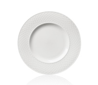 Тарелка обеденная Lenox Праздник 365, рельеф (белый) 25,4см