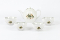 Чайный сервиз Мануфактуры Гарднеръ в Вербилках Белая лилия на 6 персон (7 предметов)