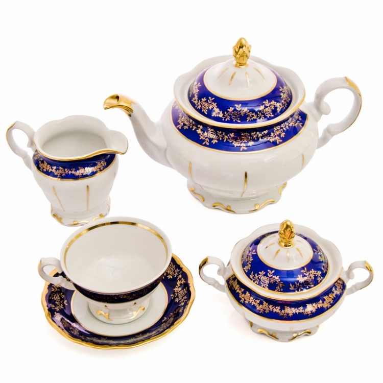 Чайный сервиз Bavarian Porcelain Фредерика 202 на 6 персон (15 предметов)