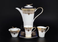 Чайный сервиз Falkenporzellan Elegance Blueshadow Gold на 6 персон (17 предметов)