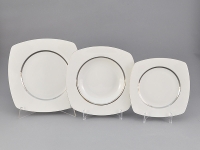 Набор тарелок для сервировки стола Leander Бьянка на 6 персон 18 (предметов)