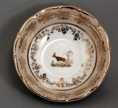 Набор салатников Bavarian Porcelain Охота медовая 13см 6шт 53875