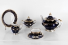 Чайный сервиз Weimar Porzellan Ювел синий на 6 персон (21 предмет)