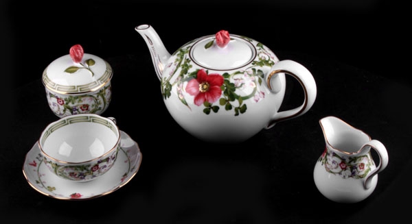 Чайный сервиз Rosenthal - Цветочная фантазия на 6 персон (21 предметов) 54476