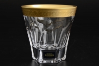 Набор стаканов для виски (рома) Crystalite Bohemia Аполло 230мл 6шт (золото)