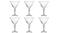 Набор бокалов для мартини Krosno Криста 170мл, 6шт