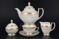 Чайный сервиз Falkenporzellan Rio white gold на 6 персон (17 предметов)