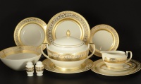 Столовый сервиз Falkenporzellan Royal Gold Cream на 6 персон (27 предметов)