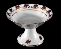 Салатник Bavarian Porcelain Венеция Роза красная 16см на ножке 53779