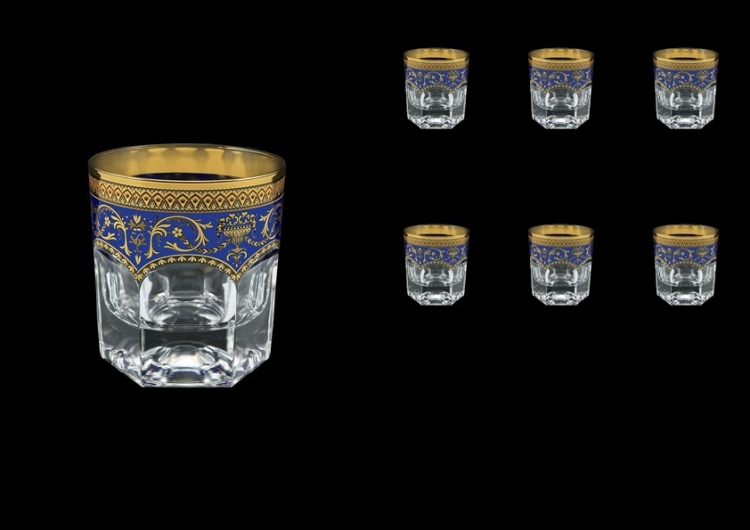 Набор стаканов Astra Gold Провенза Империя 280мл 6шт (синий)