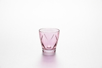 Набор стаканов Soga Glass Джой клетка 270мл 4шт (розовый)
