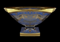 Ваза для фруктов Astra Gold Магма Империя 34см (синяя)