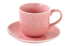 Чайная пара R2S Ambiente розовая 300мл