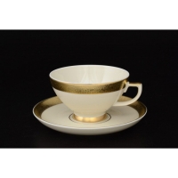 Набор для чая Falkenporzellan Cream Gold 3064 на 6 персон (12 предметов)