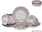 Набор чайных пар Lenardi серия Розовый сад на 6 персон (12 предметов)