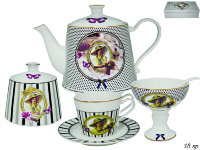 Чайный сервиз Lenardi на 6 персон (18 предметов) 304-066